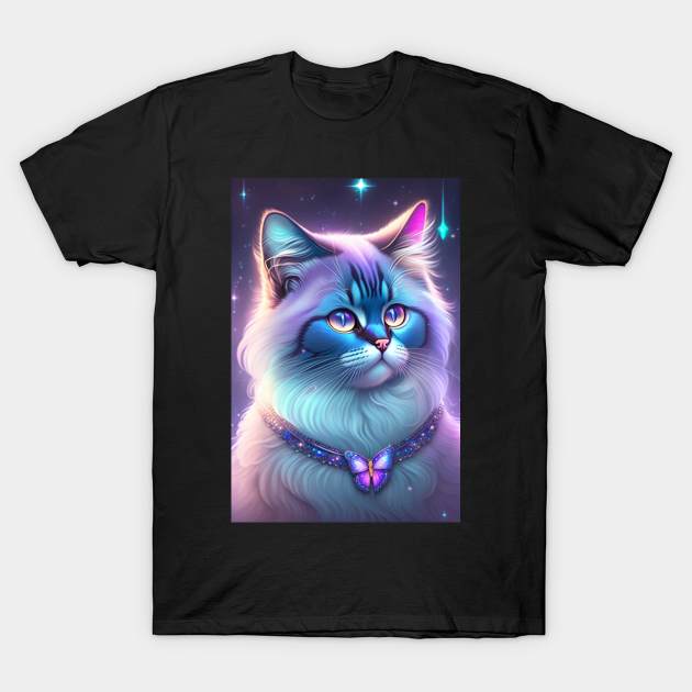 Dazzling Birman T-Shirt by Enchanted Reverie